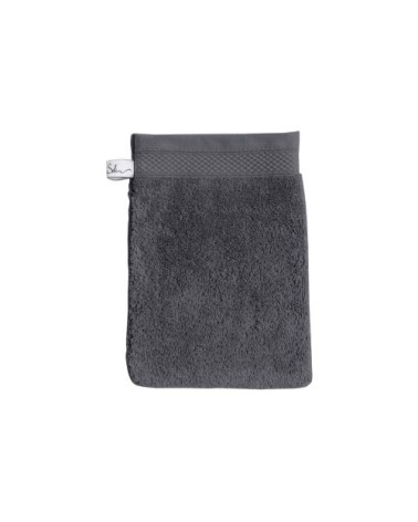 Gant de toilette coton poivre 16x22 cm