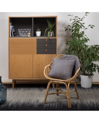 Fauteuil rotin naturel