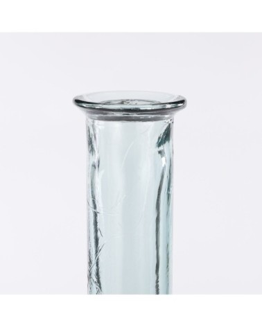 Vase bouteille en verre recyclé H100