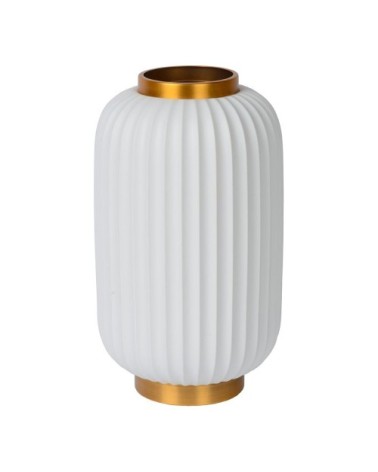 Lampe De Table  en porcelaine blanc 33,7 cm