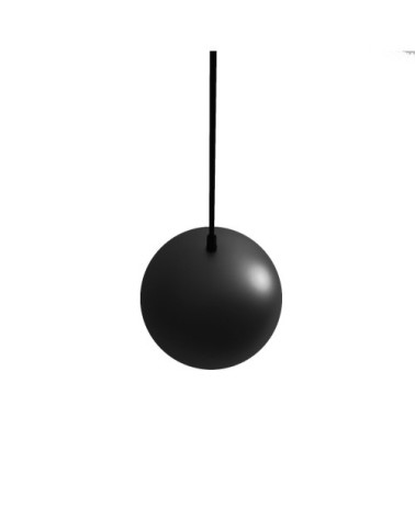 Suspension ronde en métal noir