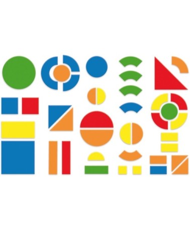 Coffret de jeu magnétique Géoforme (42 pièces)