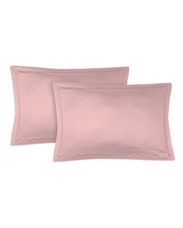 Taies d'oreiller (x2) 50x70 rose