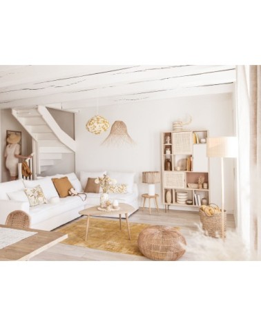 Suspension en rotin D70