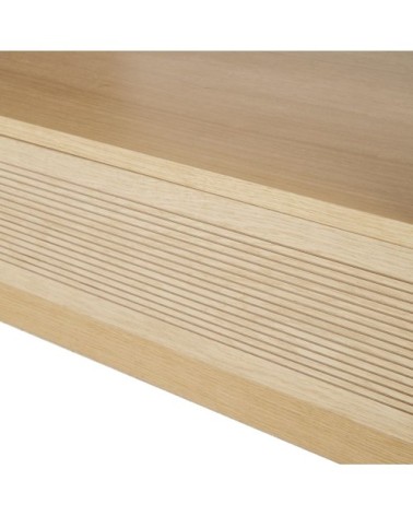 Meuble TV 1 tiroir motifs gravés