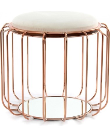 Table dappoint réversible pouf beige