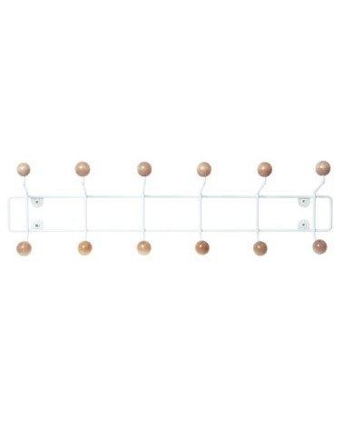 Porte manteau en bois et métal L53,5cm