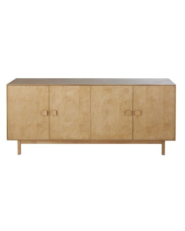 Buffet 4 portes en bois beige