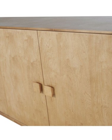 Buffet 4 portes en bois beige