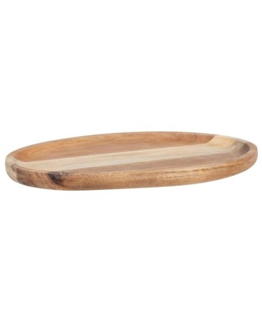 Plateau ovoïde en bois d'acacia D25