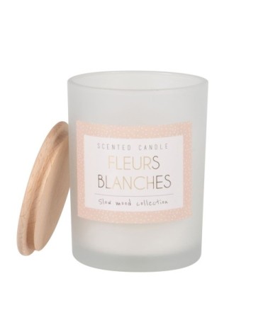 Bougie parfumée en verre opaque 210g