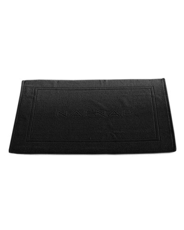Tapis de bain 750gr/m2 en coton noir  50x80