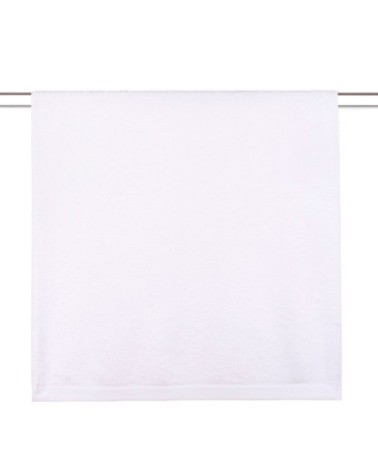 Serviette de bain 500gr/m2 en coton blanc 100x150