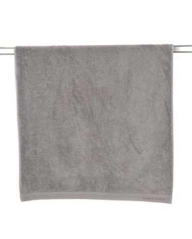 Serviette de bain 500gr/m2 en coton gris 100x150