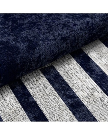 Tapis décoratif en coton en impression digital bleu 160x230 cm