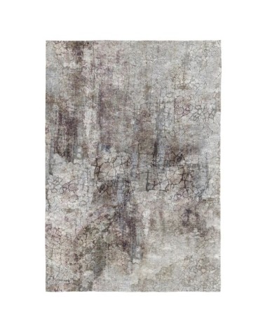 Tapis décoratif en coton en impression digital gris 120x170