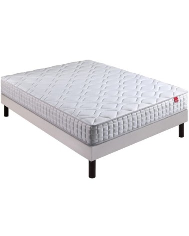 Ensemble matelas + sommier + pieds 160x200 cm