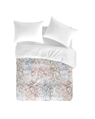 Housse de couette en coton bicolore 200x200