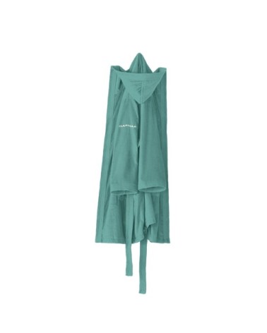 Peignoir mixte - coton 380 g/m2 aigue-marine L-XL