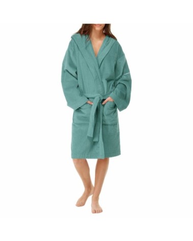 Peignoir mixte - coton 380 g/m2 aigue-marine L-XL