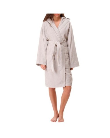 Peignoir mixte - coton 380 g/m2 rouge M-L