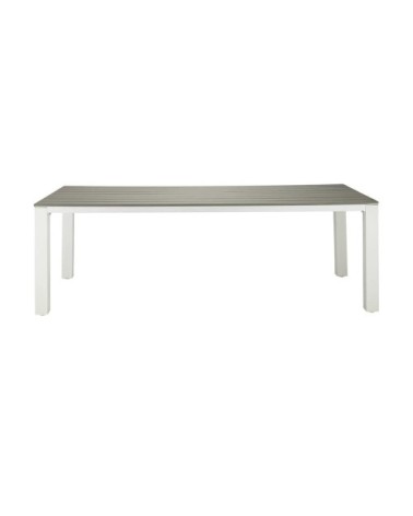 Table de jardin 8/10 personnes en aluminium et composite