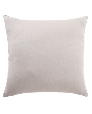 Coussin en velours bleu indigo 45x45