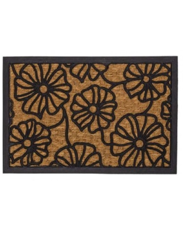 Paillasson en caoutchouc et coco 60x40cm