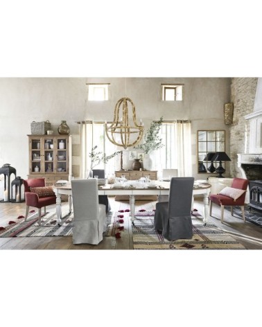 Vaisselier 6 portes 3 tiroirs en paulownia