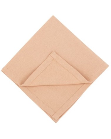 Serviettes en coton rose 40x40 (x4)