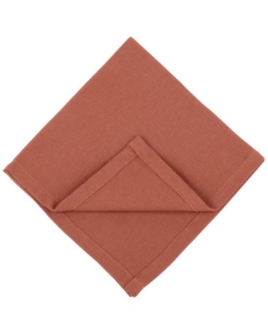 Serviettes en coton rose 40x40 (x4)