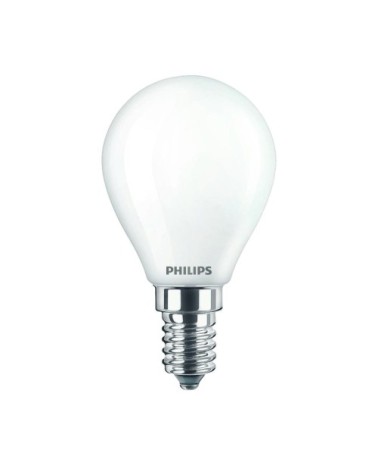 Ampoules LED sphériques E14 40W dépolies (x2)
