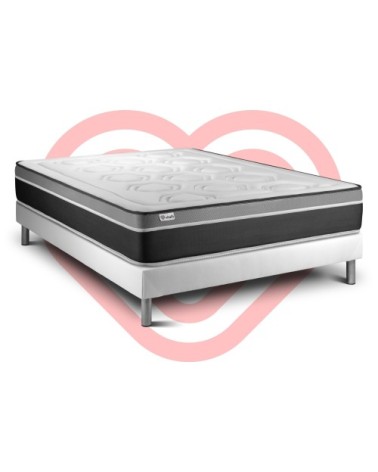 Ensemble matelas 160x200 Ressorts Mémoire de forme - 26 cm