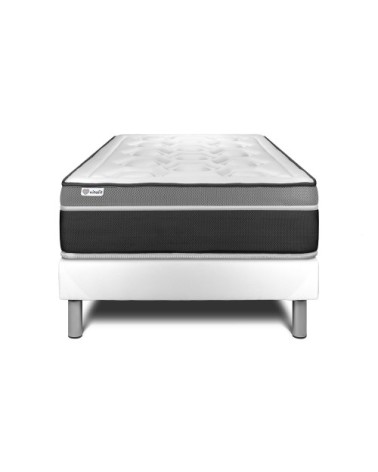 Ensemble matelas 90x200 Ressorts Mémoire de forme - 26 cm