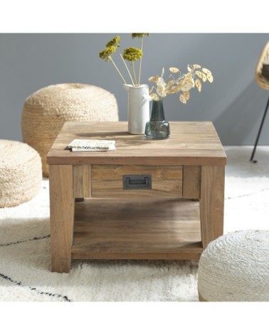 Table basse en teck recyclé massif