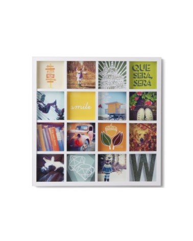 Cadre photo multivues blanc