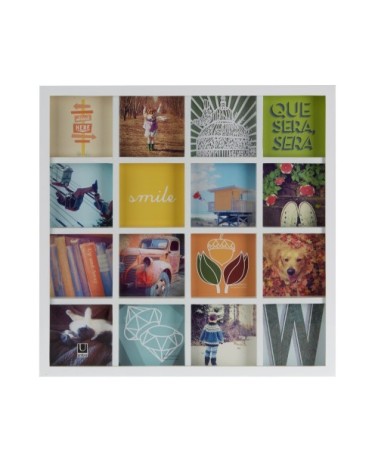 Cadre photo multivues blanc