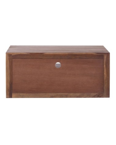 Meuble TV 2 tiroirs en sheesham massif