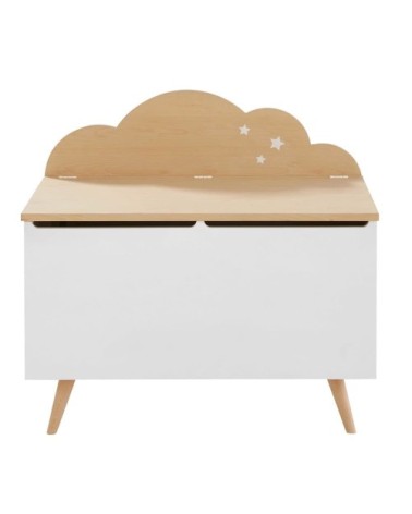 Coffre enfant nuage bicolore