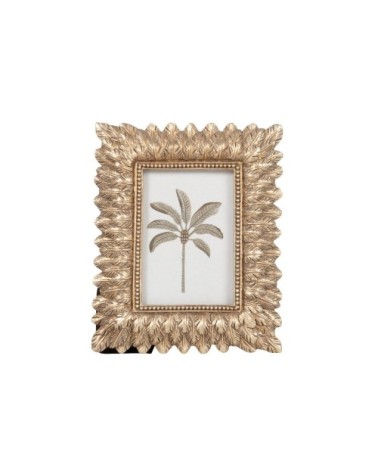 Cadre photo doré effet vieilli 7x9