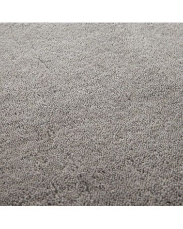 Tapis à poils courts en laine gris 250 x 350 cm SOFT
