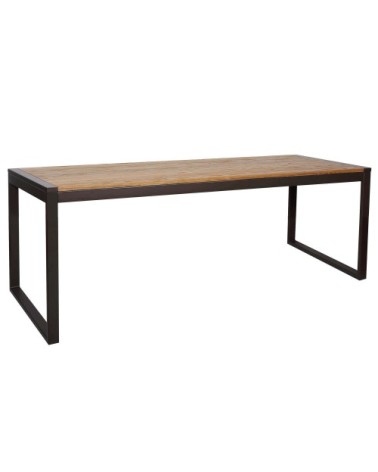 Table repas 180 cm bois massif clair