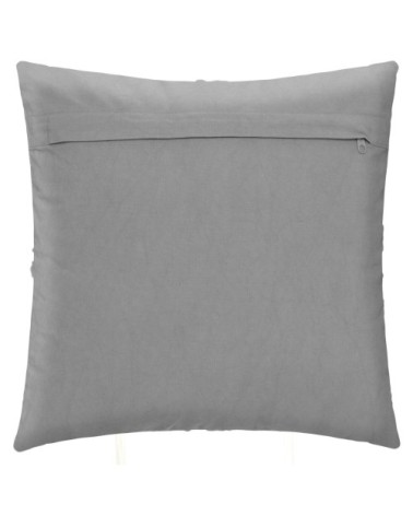 Coussin esprit berbère coton gris 40 x 40