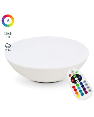 Table basse LED rechargeable multicolore