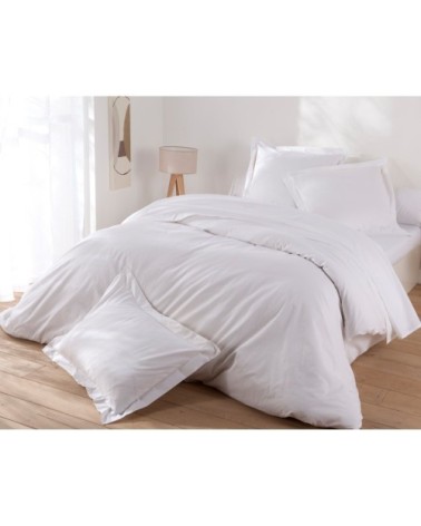 Housse de couette 140x200 en coton blanc