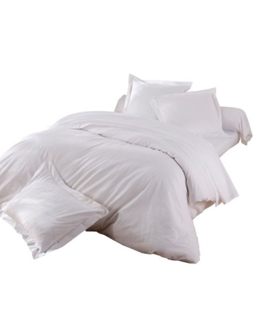 Housse de couette 140x200 en coton blanc