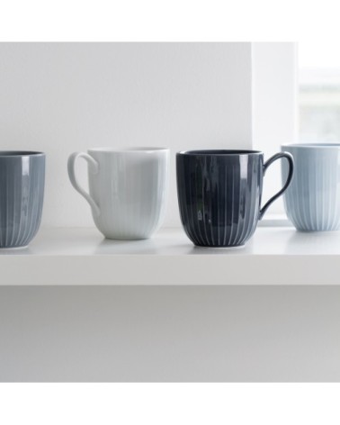 Tasse en porcelaine anthracite 33cl