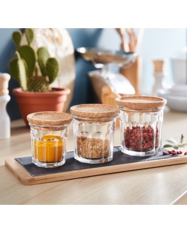 Pot à épices 18cl avec couvercle liège