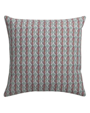 Coussin  en coton sauge 45 x 45