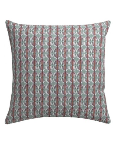 Coussin  en coton sauge 45 x 45